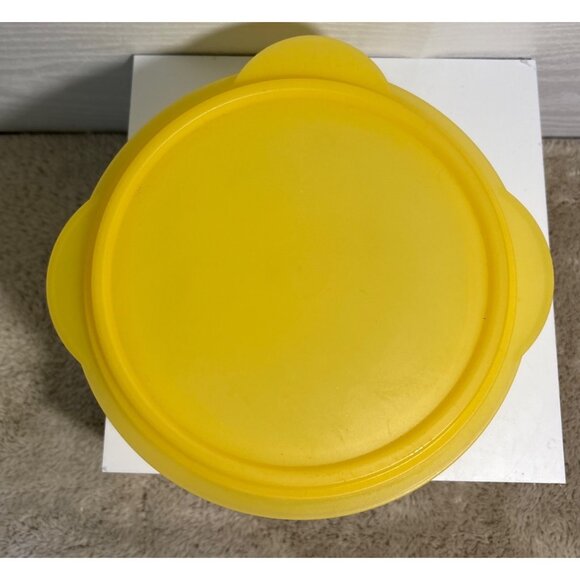 Tupperware Yellow Collapsible Bowl 700ml Capacity BPA-Free Plastic Made In USA - Picture 4 of 10